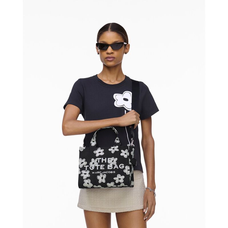 MARC JACOBS The Daisy Canvas Small Tote Bag image number 1